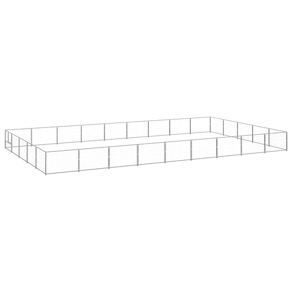 Hundezwinger Silbern 45 m² Stahl