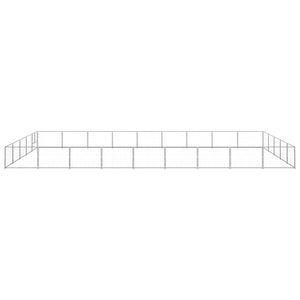 Hundezwinger Silbern 45 m² Stahl