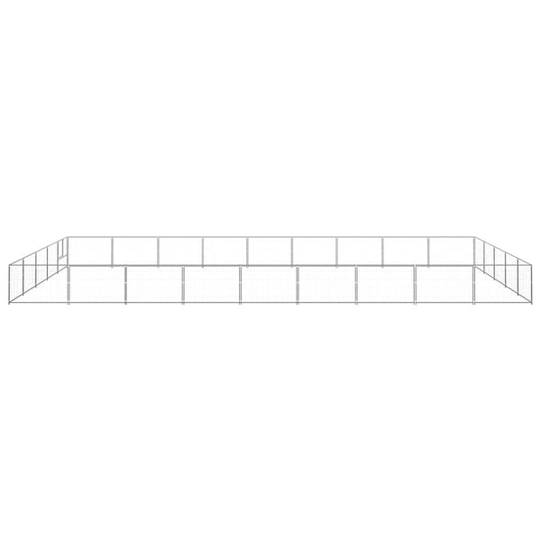 Hundezwinger Silbern 45 m² Stahl