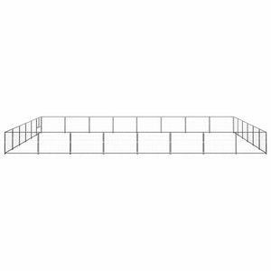 Hundezwinger Schwarz 48 m² Stahl