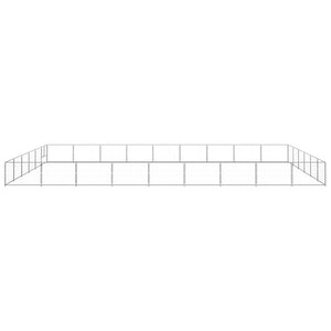Hundezwinger Silbern 54 m² Stahl