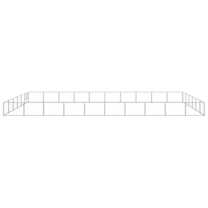 Hundezwinger Silbern 60 m² Stahl
