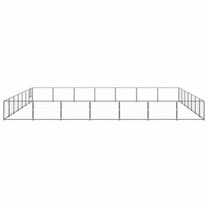 Hundezwinger Schwarz 49 m² Stahl