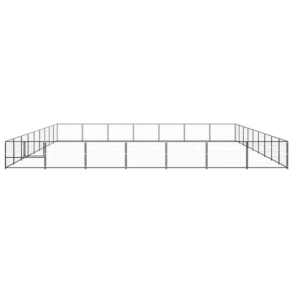 Hundezwinger Schwarz 63 m² Stahl