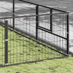 Hundezwinger Schwarz 70 m² Stahl