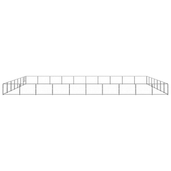 Hundezwinger Schwarz 70 m² Stahl