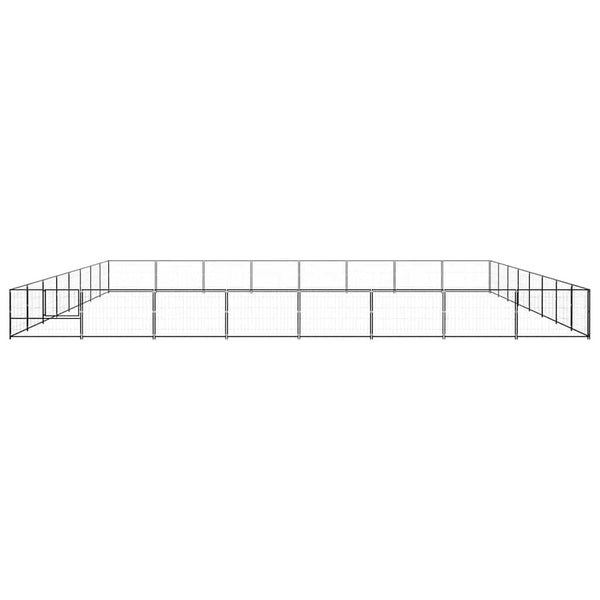 Hundezwinger Schwarz 64 m² Stahl