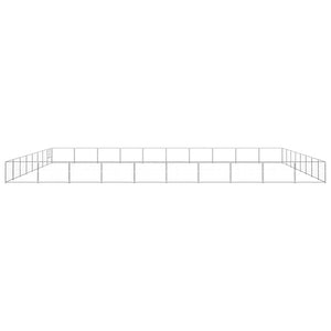 Hundezwinger Silbern 80 m² Stahl