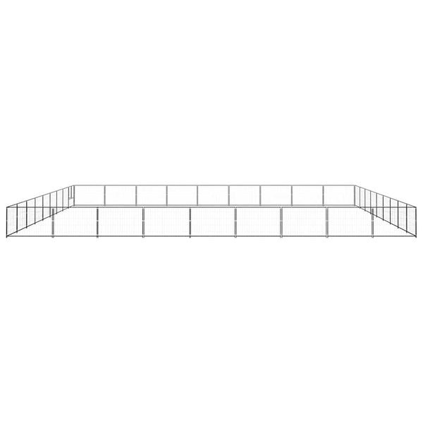 Hundezwinger Schwarz 81 m² Stahl
