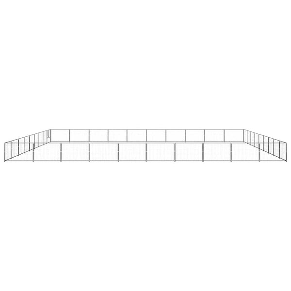 Hundezwinger Schwarz 90 m² Stahl