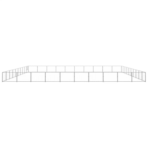 Hundezwinger Silbern 100 m² Stahl