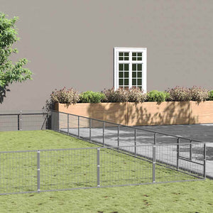 Hundezwinger Silbern 100 m² Stahl