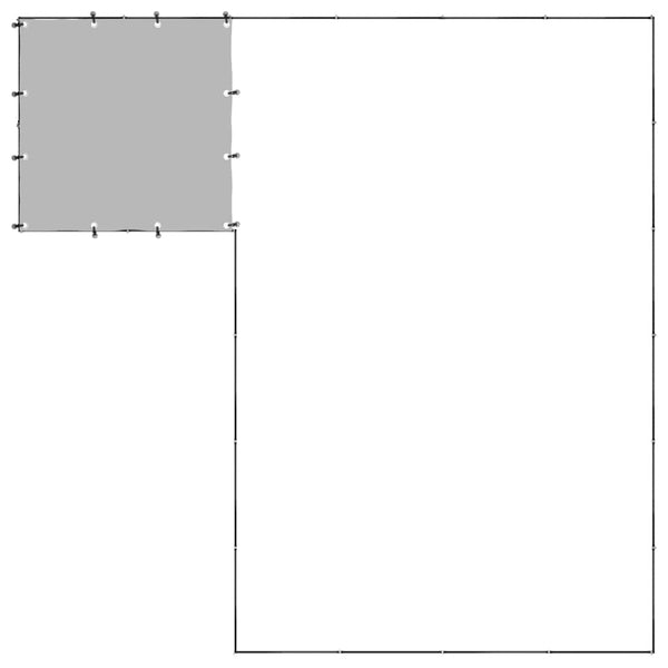 Hundezwinger Schwarz 8,47 m² Stahl