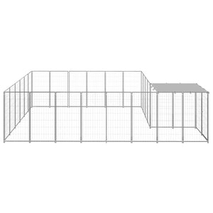 Hundezwinger Silbern 12,1 m² Stahl