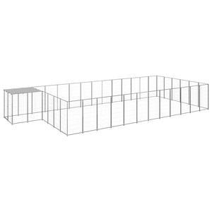 Hundezwinger Silbern 22,99 m² Stahl