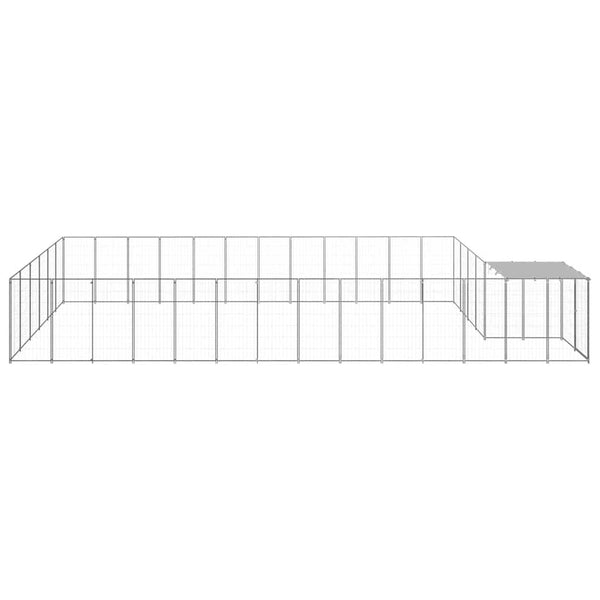 Hundezwinger Silbern 22,99 m² Stahl