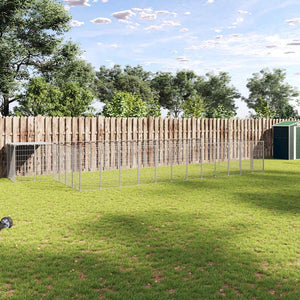 Hundezwinger Silbern 22,99 m² Stahl