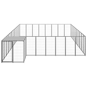 Hundezwinger Schwarz 25,41 m² Stahl