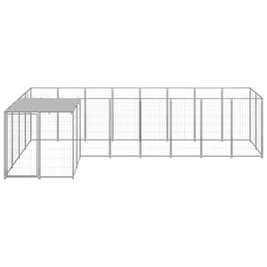 Hundezwinger Silbern 6,05 m² Stahl
