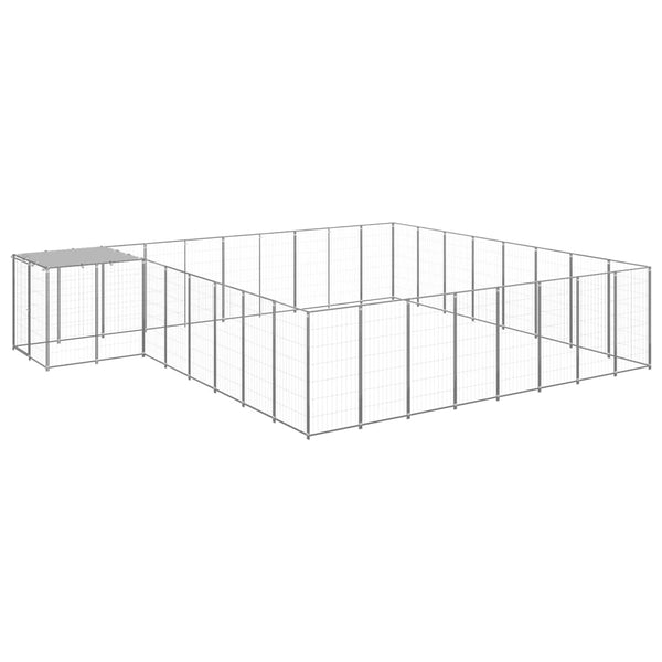 Hundezwinger Silbern 20,57 m² Stahl