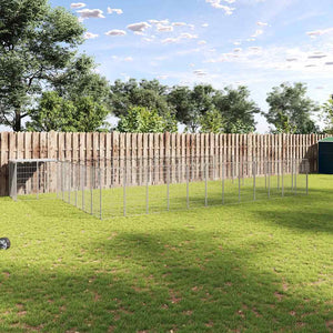 Hundezwinger Silbern 25,41 m² Stahl