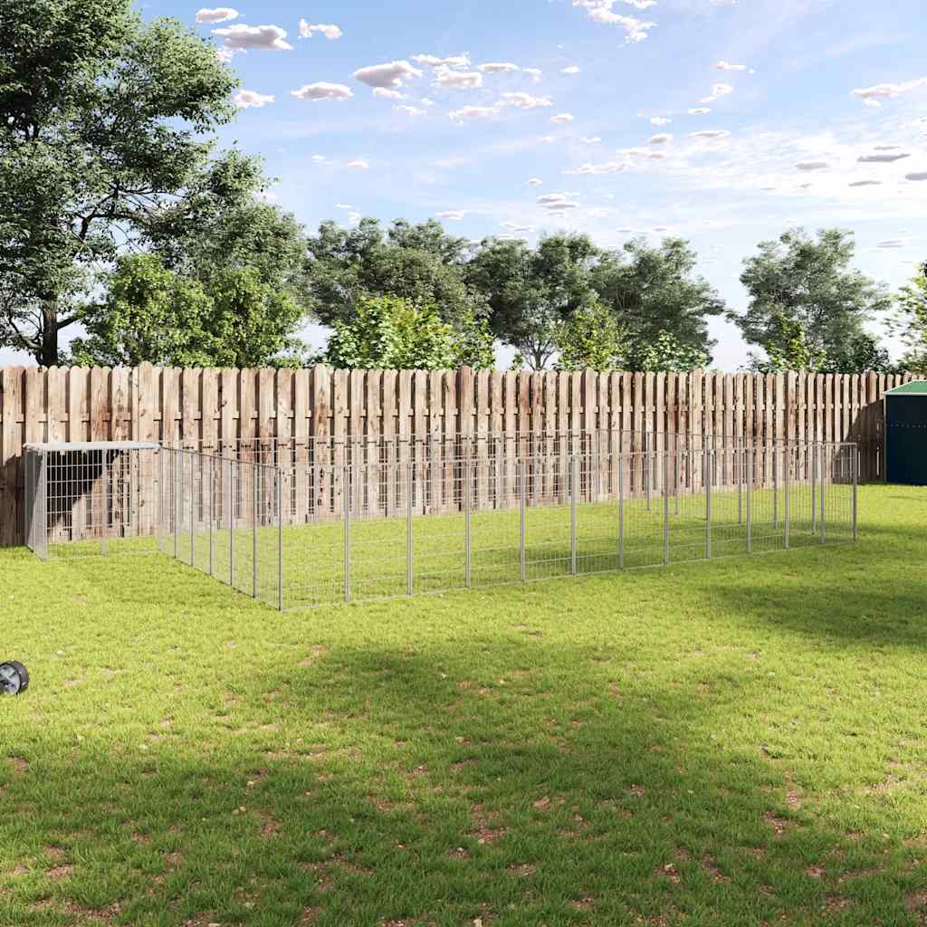 Hundezwinger Silbern 25,41 m² Stahl