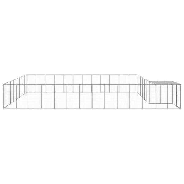 Hundezwinger Silbern 30,25 m² Stahl