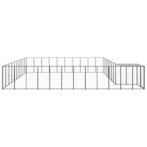Hundezwinger Schwarz 31,46 m² Stahl