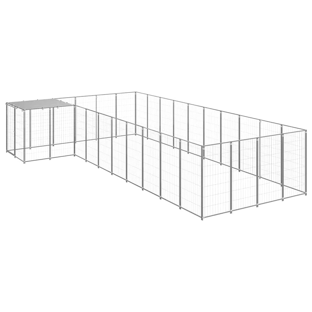 Hundezwinger Silbern 13,31 m² Stahl