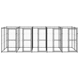 Outdoor-Hundezwinger Stahl 12,1 m²