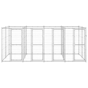 Outdoor-Hundezwinger Verzinkter Stahl 9,68 m²