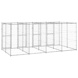 Outdoor-Hundezwinger Verzinkter Stahl 9,68 m²