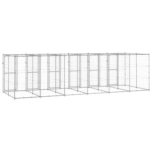 Outdoor-Hundezwinger Verzinkter Stahl 14,52 m²