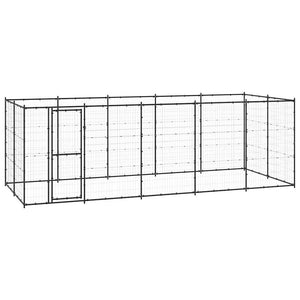 Outdoor-Hundezwinger Stahl 12,1 m²