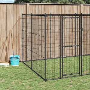 Outdoor-Hundezwinger Stahl 12,1 m²