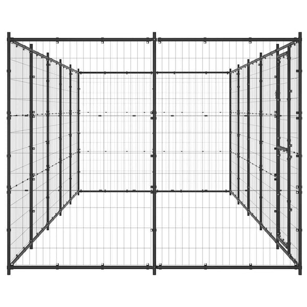 Outdoor-Hundezwinger Stahl 12,1 m²