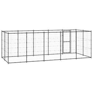Outdoor-Hundezwinger Stahl 12,1 m²