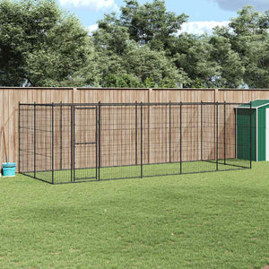 Outdoor-Hundezwinger Stahl 12,1 m²