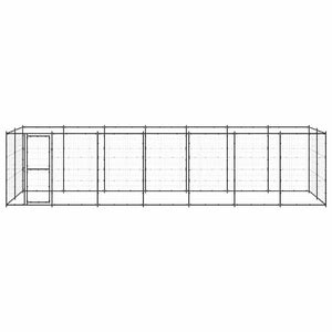 Outdoor-Hundezwinger Stahl 16,94 m²