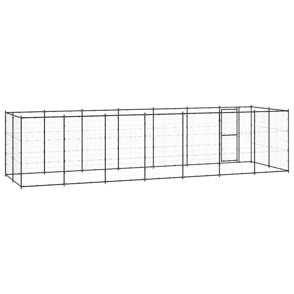 Outdoor-Hundezwinger Stahl 16,94 m²