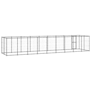 Outdoor-Hundezwinger Stahl 21,78 m²