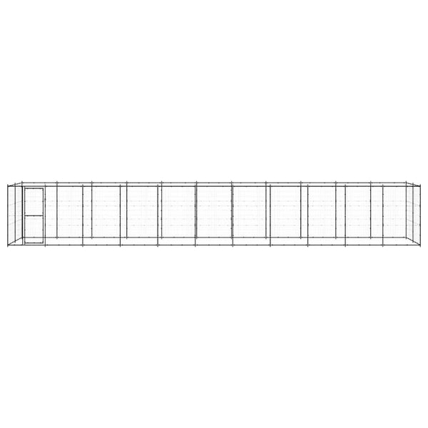 Outdoor-Hundezwinger Stahl 26,62 m²