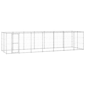 Outdoor-Hundezwinger Verzinkter Stahl 16,94 m²