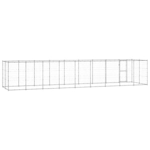 Outdoor-Hundezwinger Verzinkter Stahl 21,78 m²