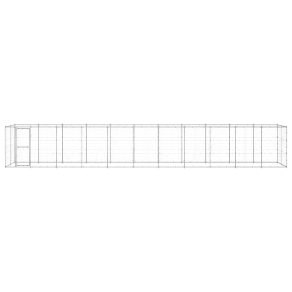 Outdoor-Hundezwinger Verzinkter Stahl 26,62 m²