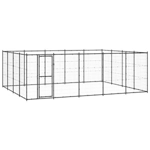 Outdoor-Hundezwinger Stahl 24,2 m²