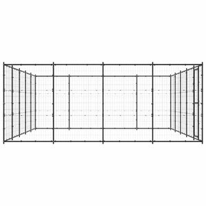 Outdoor-Hundezwinger Stahl 24,2 m²