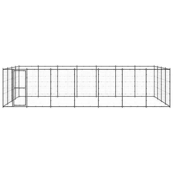 Outdoor-Hundezwinger Stahl 33,88 m²