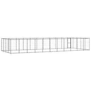 Outdoor-Hundezwinger Stahl 53,24 m²
