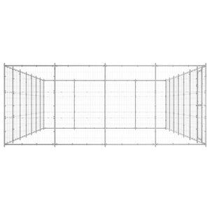 Outdoor-Hundezwinger Verzinkter Stahl 33,88 m²